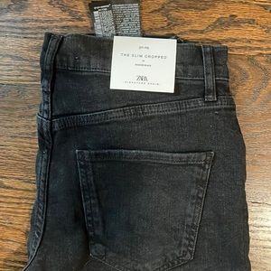 NWT: Zara slim fit cropped high rise size 8
